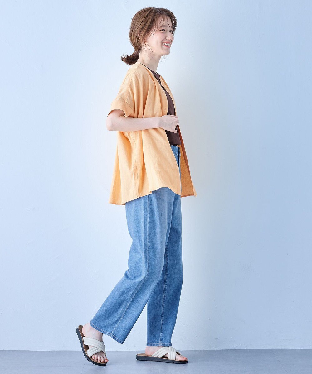 ANY フレンチリネンシャツブラウス 