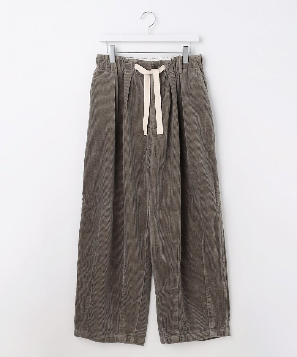 J.PRESS YORK STREET 【UNISEX】コーデュロイ 2タックワイドパンツ 