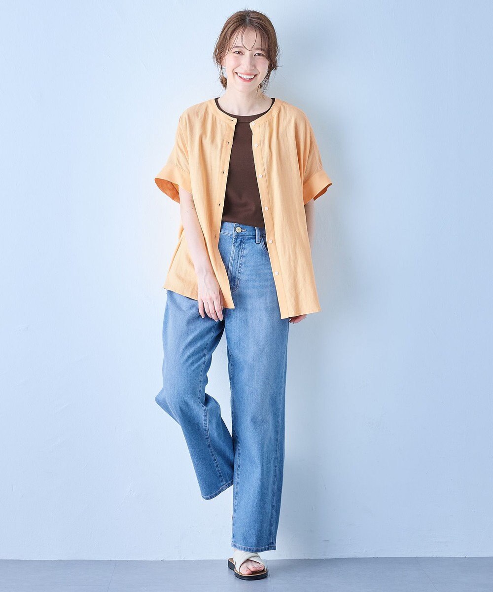 ANY フレンチリネンシャツブラウス 