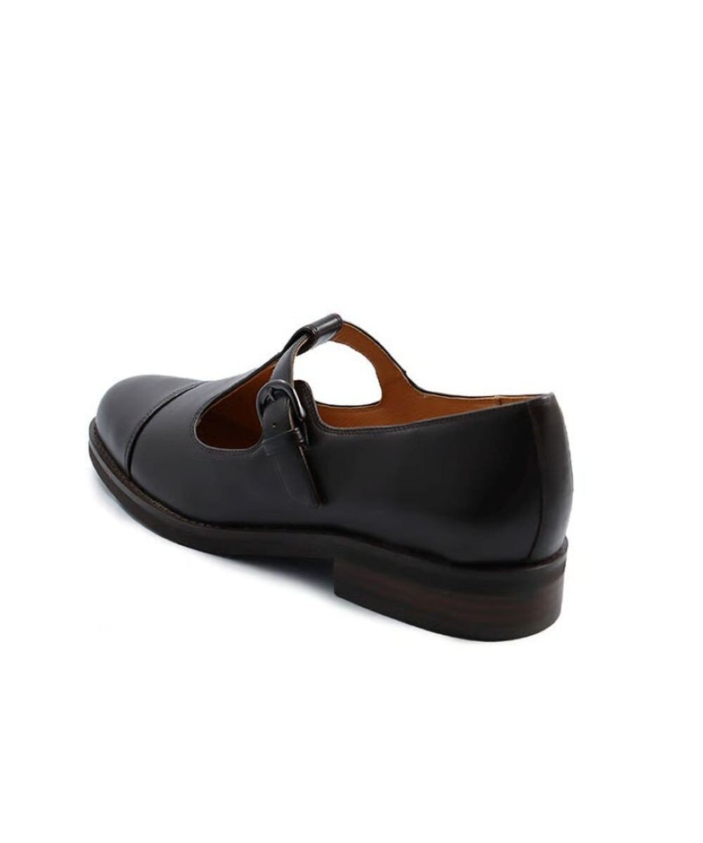 APOM イタリアンカーフ Tストラップシューズ 30 