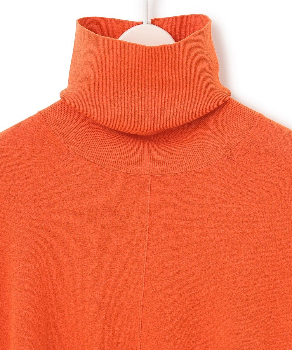 ICB 【洗える】ヴィスコースワイド ハイネックプルオーバー 