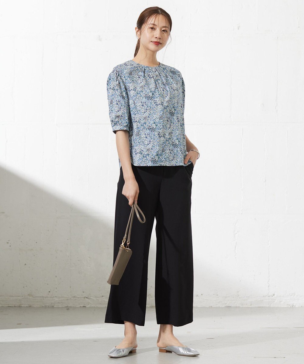 J.PRESS LADIES 【WEB限定カラーあり・セットアイテム・撥水加工・A4サイズ収納可】ポーチ付き PRINTED トート バッグ 