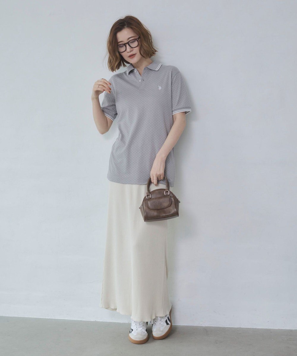 WEGO 【26年春夏新カラー登場/ユニセックス着用ITEM/SMLサイズ展開】U.S. POLO ASSN.別注ラインポロシャツ 