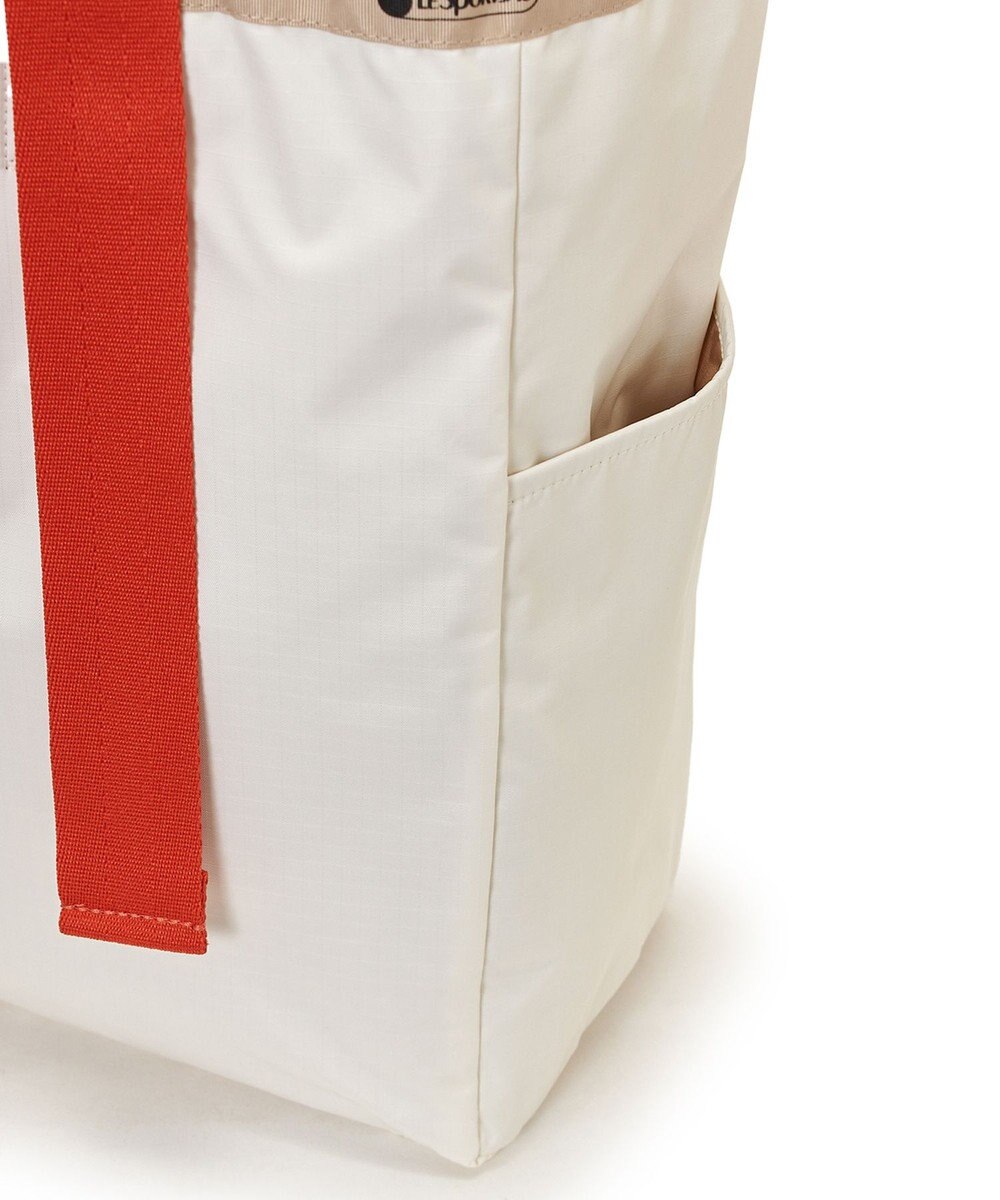 LeSportsac LG HANDLE ADJ TOTE/メレンゲ/マンダリンウェビング 