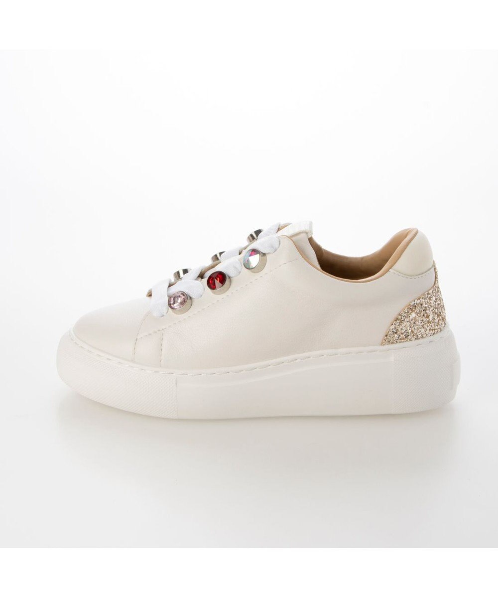 MODE ET JACOMO <MODE ET JACOMO>厚底ビジュースニーカー 