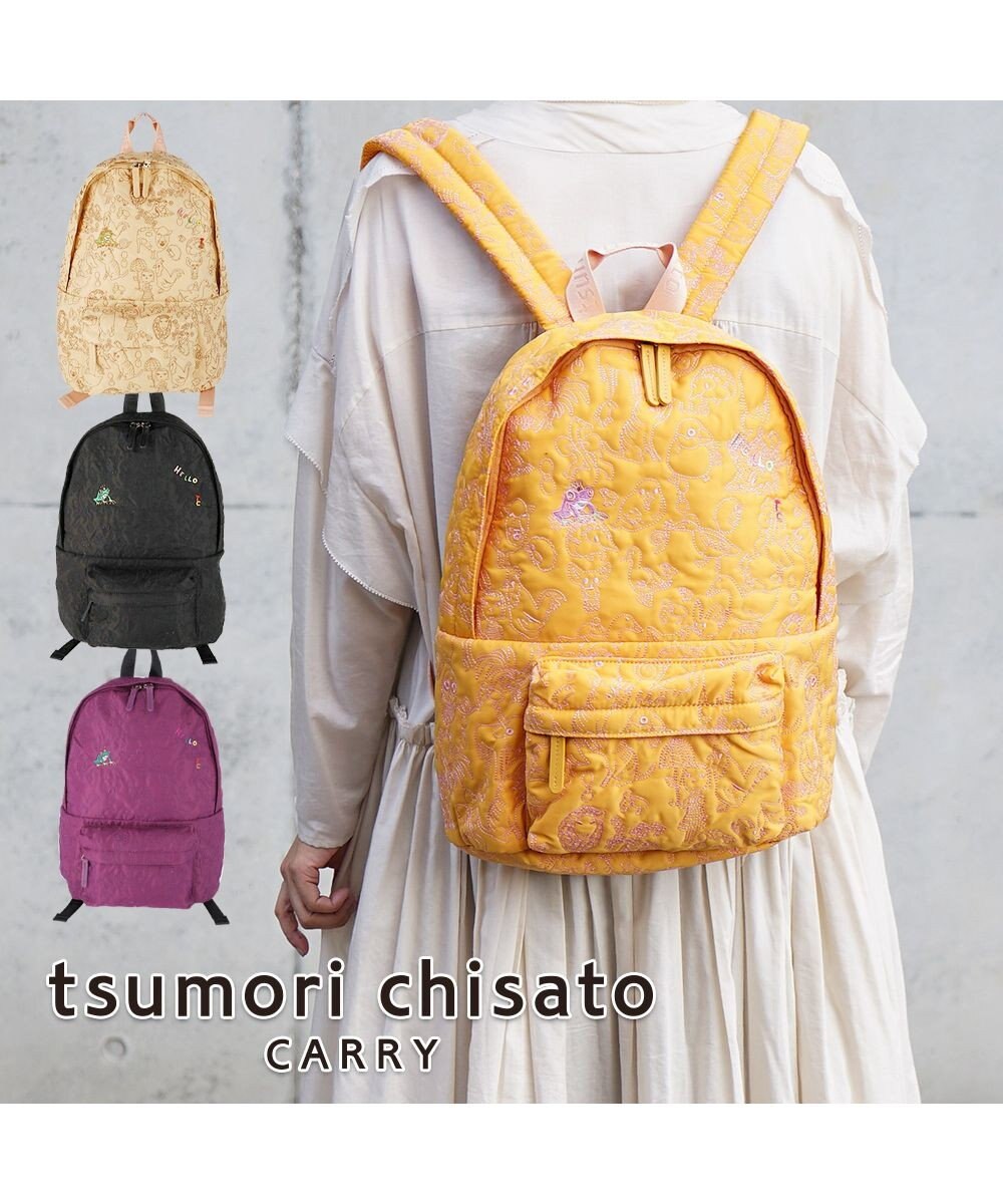 森のどうぶつ刺繍 バックパック/リュック / tsumori chisato CARRY