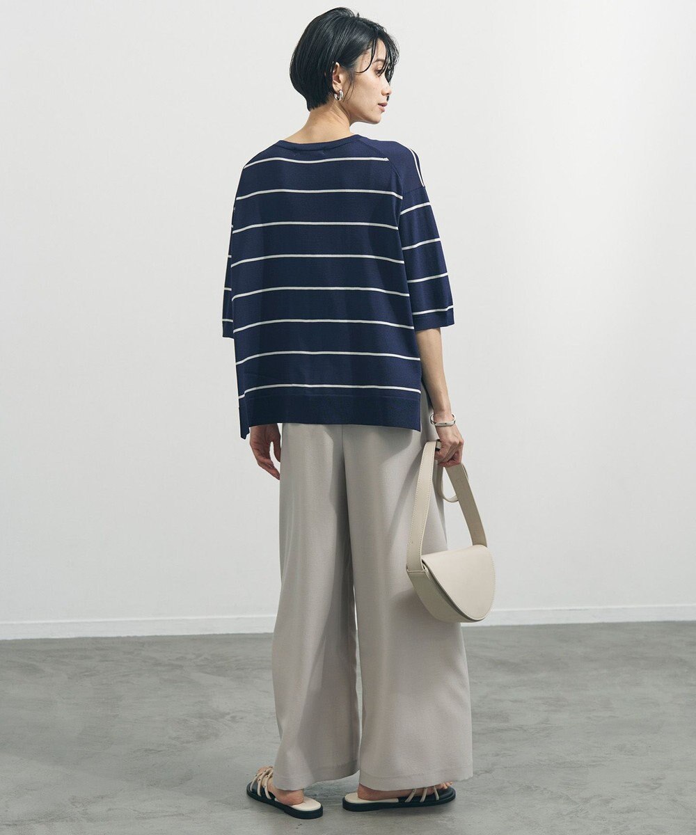 UNFILO L スゴ機能美ニット ハーフスリーブ 