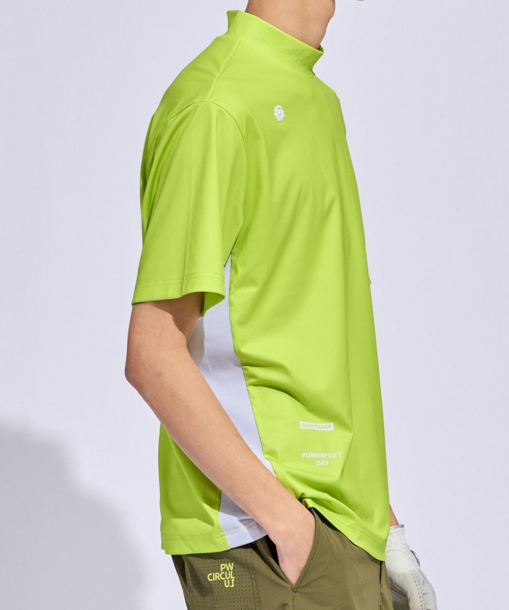 PW CIRCULUS 【MEN】メッシュコンビ モックネック ゴルフ 