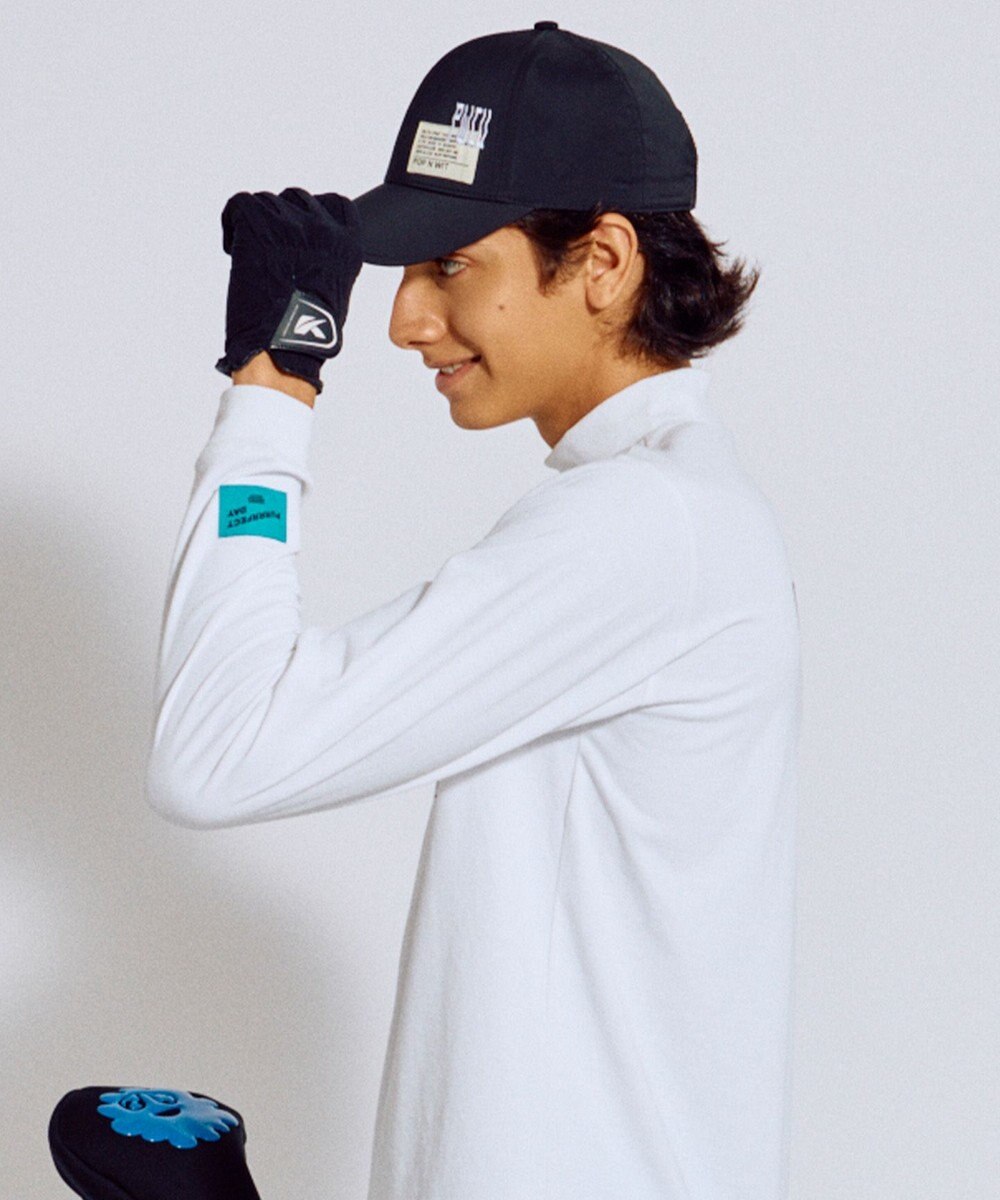 PW CIRCULUS 【吸水速乾 / UV遮蔽率99.5% UVカット / ストレッチ】【MEN】ロングスリーブモックT ゴルフ 