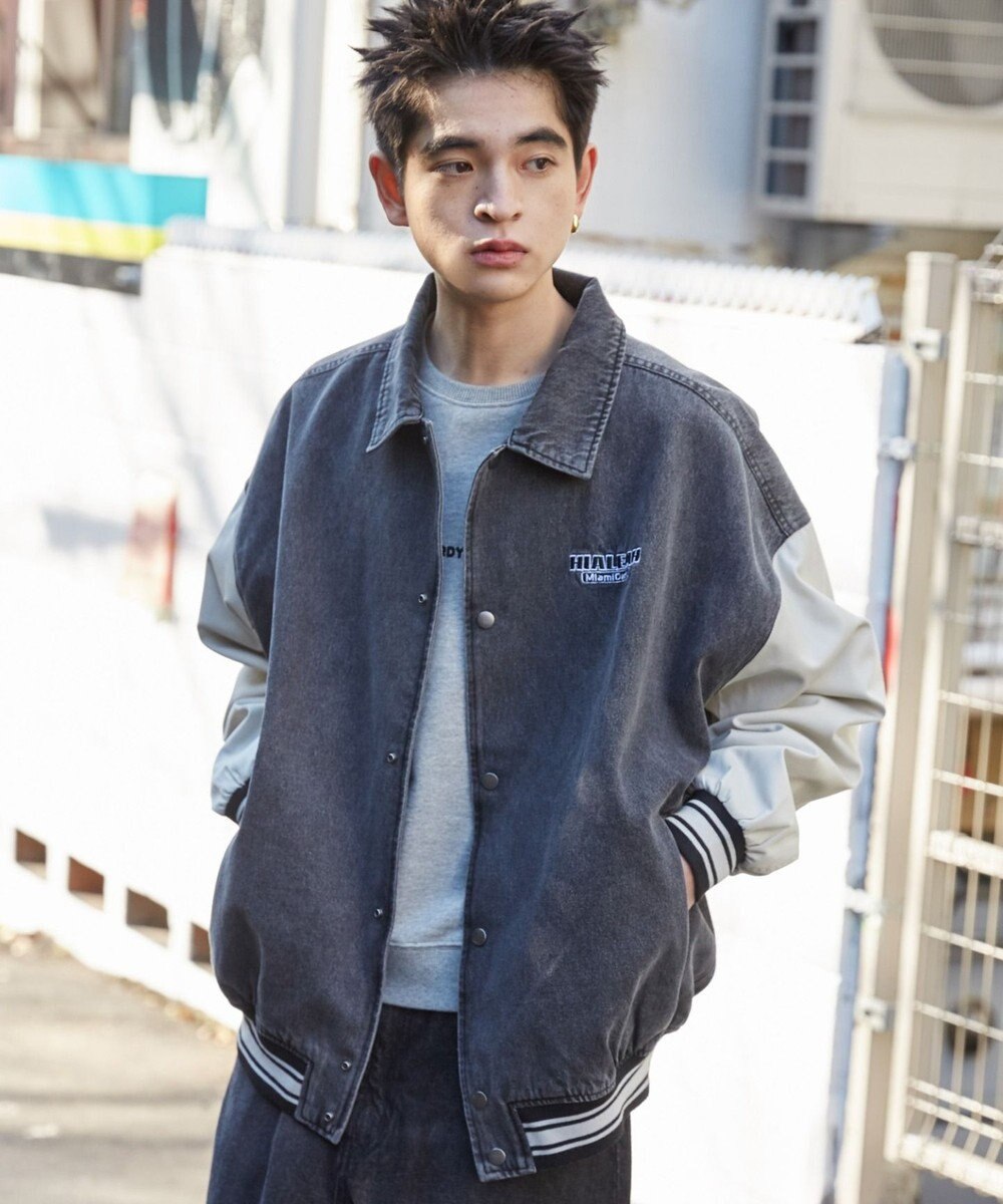 WEGO デニムスタジャン 