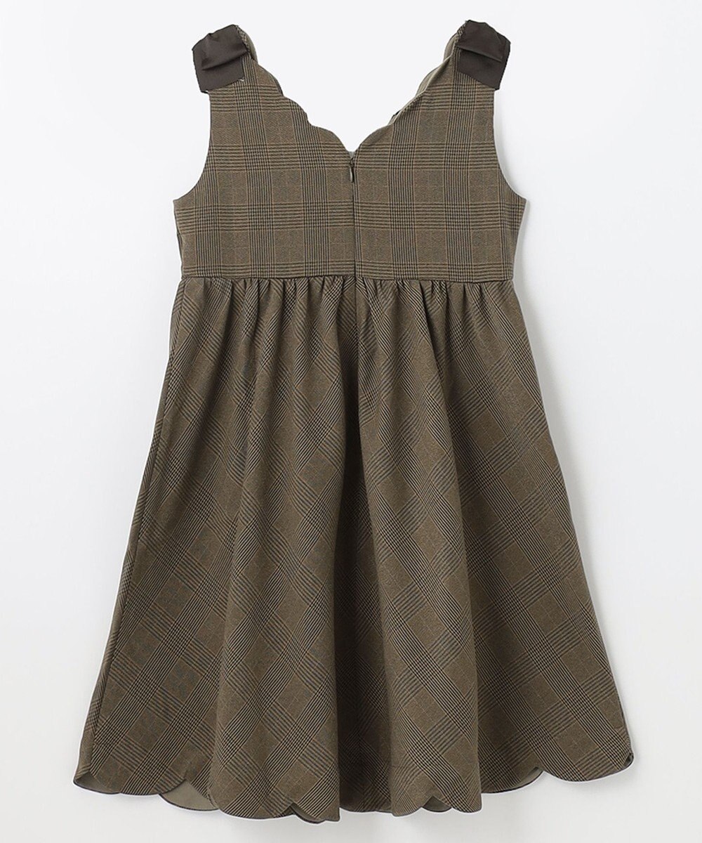 ANY KIDS チェックジャンパースカート 