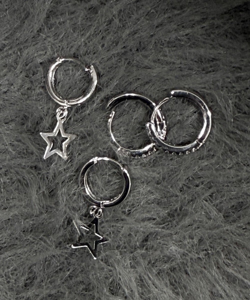 WEGO L4Pモチーフリングピアス 