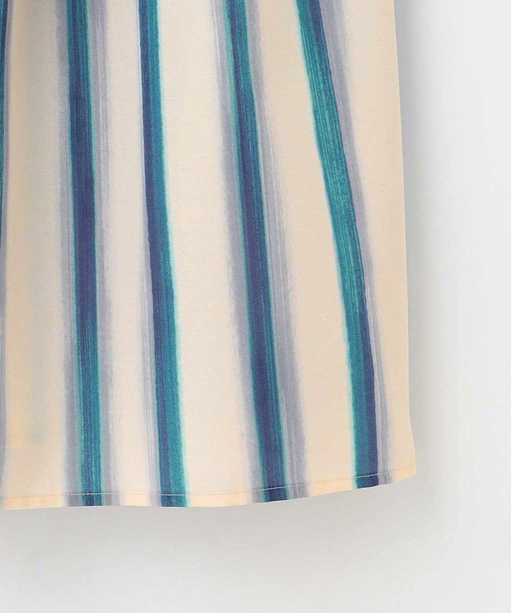 自由区 S 【カタログ掲載・洗える】ストライププリント ワンピース 