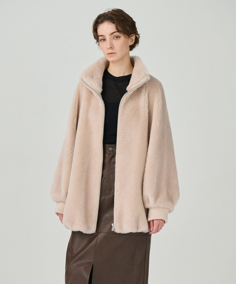 GRACE CONTINENTAL ウールボアブルゾン 