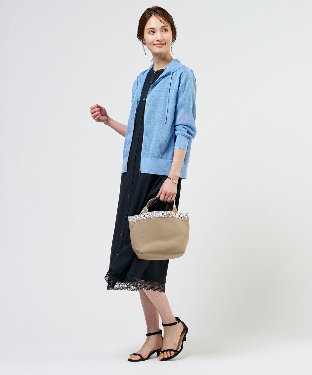 J.PRESS LADIES 【WEB限定カラーあり】SHEER LIGHT KNIT パーカー 