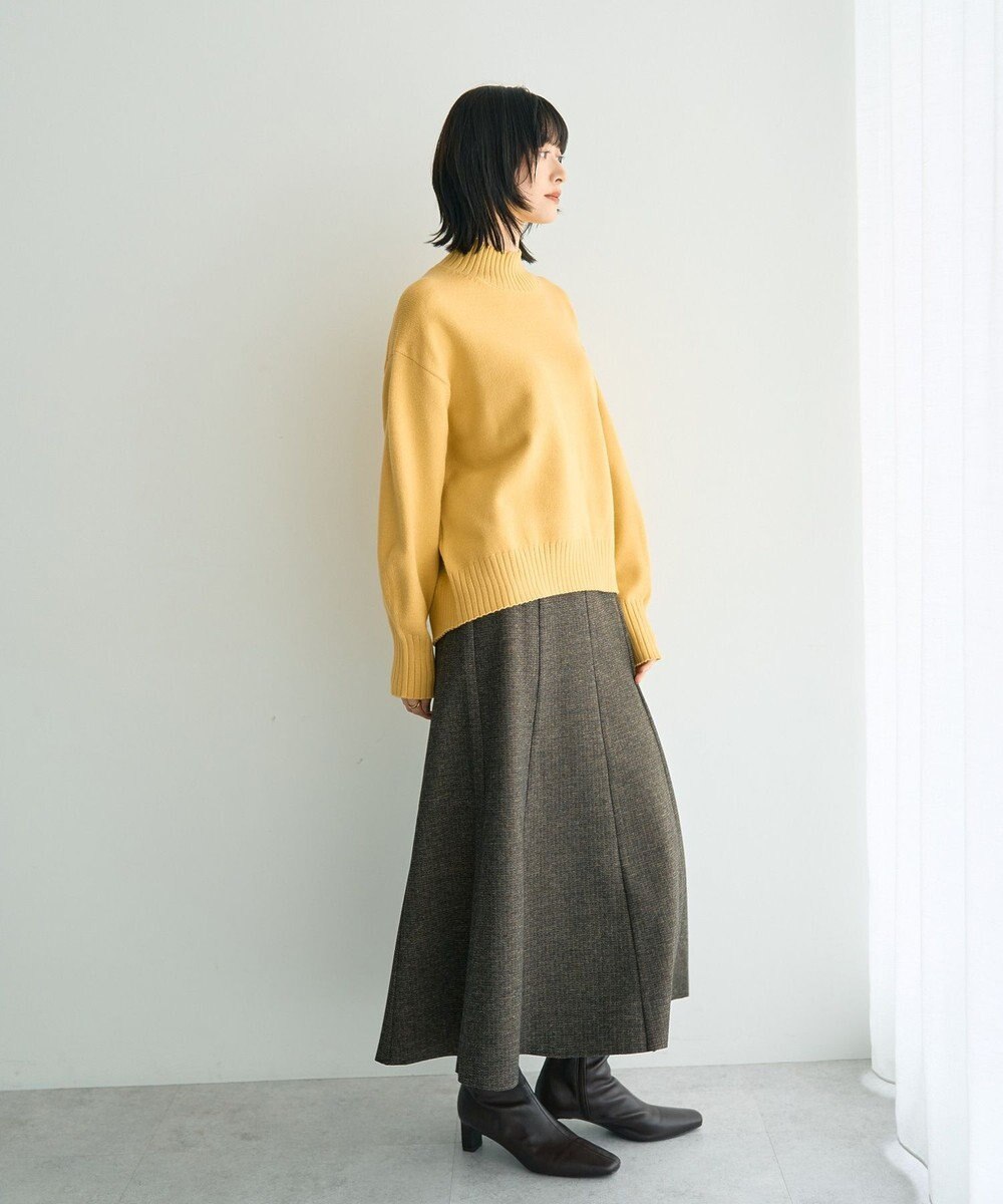 YECCA VECCA ワイドリブニット 