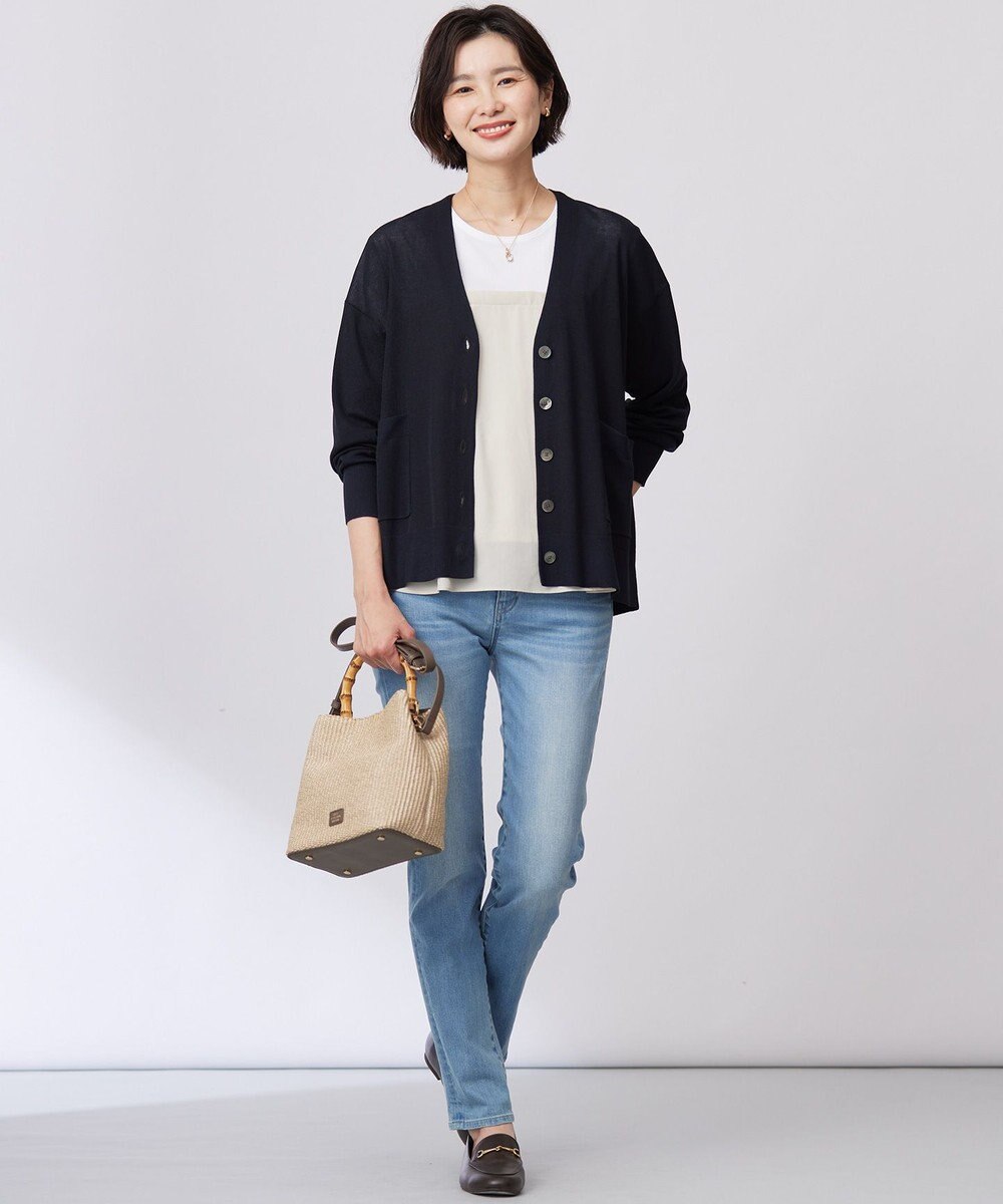 J.PRESS LADIES 【2way】 バンブー カゴ バッグ 