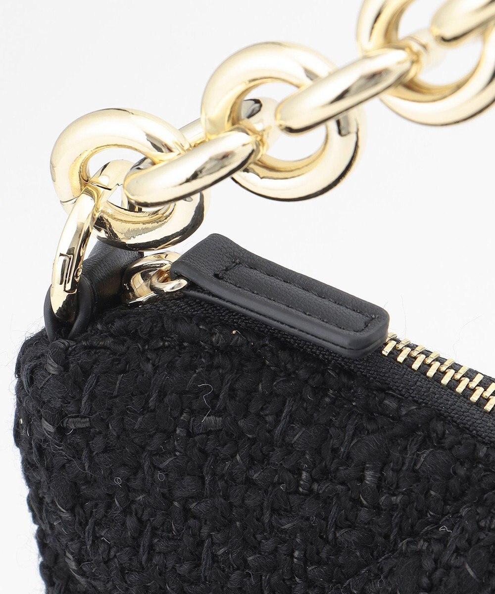 ICB ツイードチェーンバッグ 