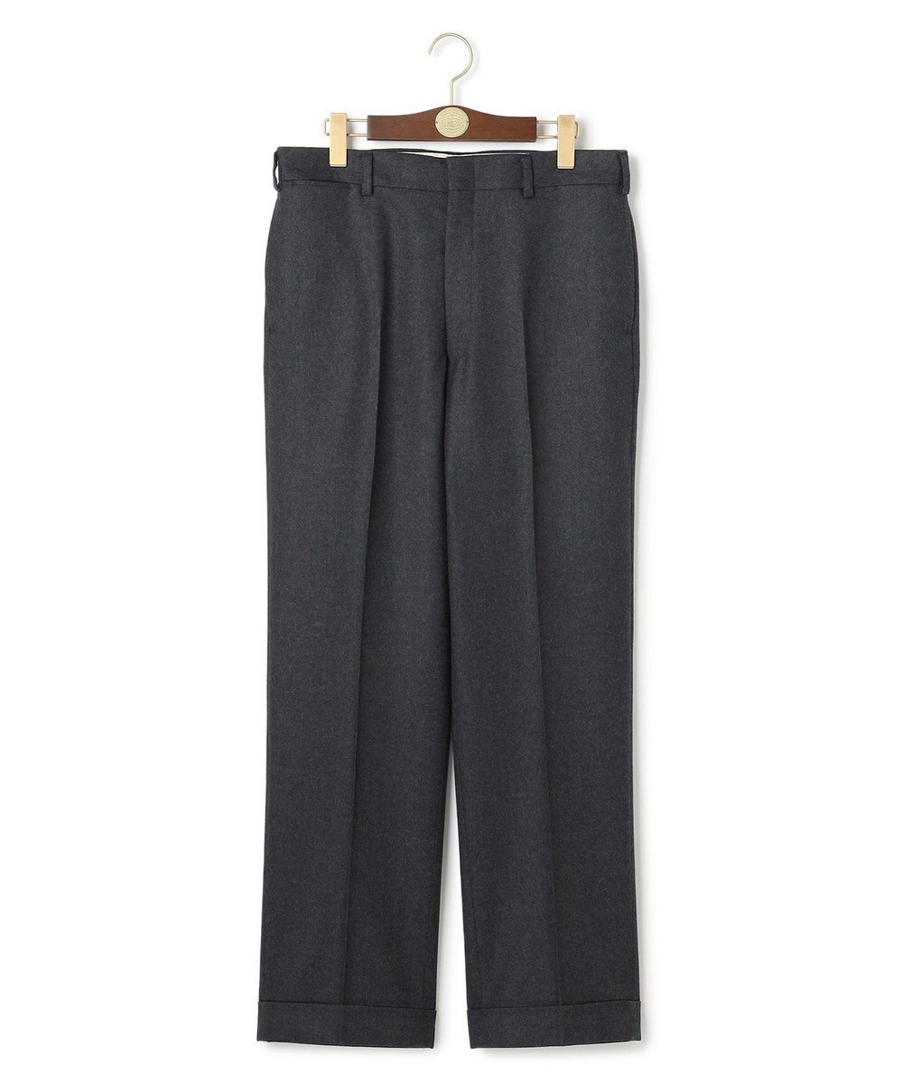 J.PRESS MEN 【J.PRESS ORIGINALS】Peppin Merino Saxony Piped Stem Trousers / Japan Made 