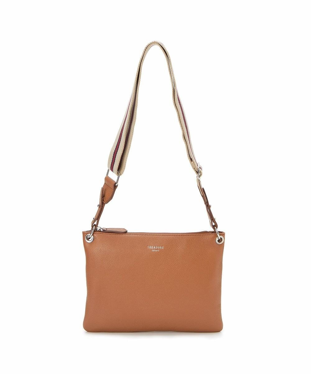 TOPKAPI 【TREASURE TOPKAPI】ストライプベルト・レザー2wayショルダーバッグ 