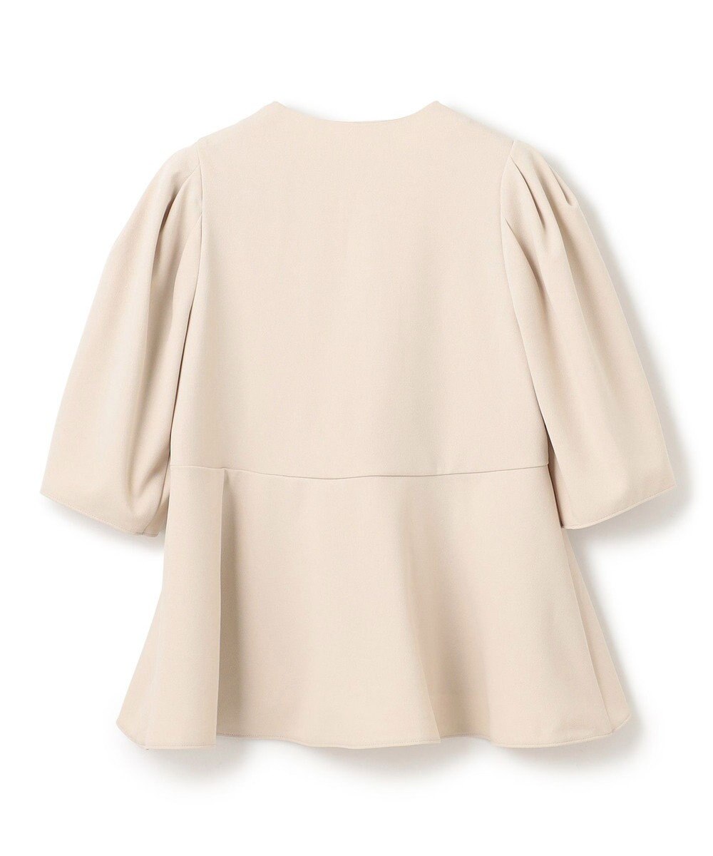 UNFILO 【VERY×UNFILOコラボ】BEAUTY MOVE ペプラムブラウス 