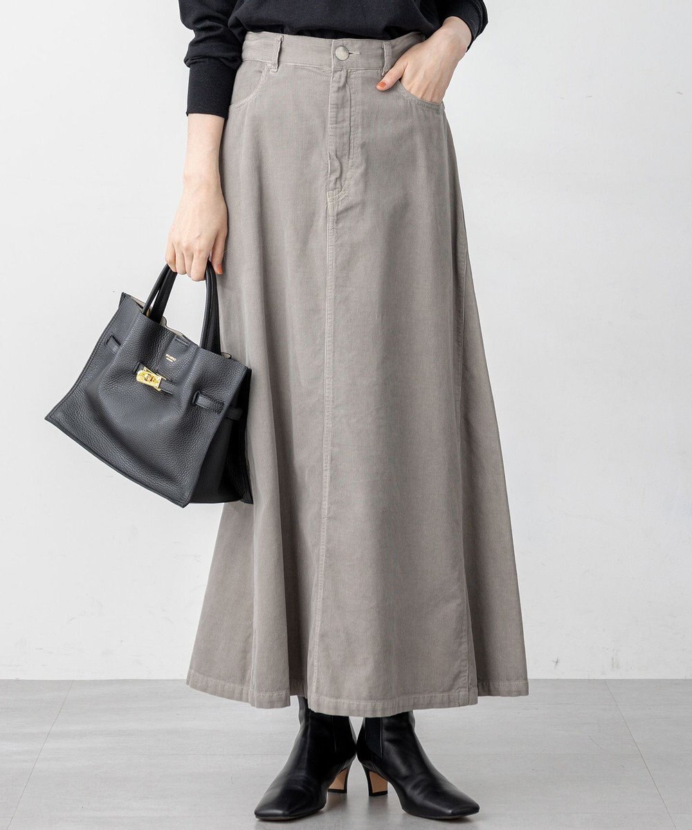 23区 【Oggi11月号掲載/洗える】コットン コーデュロイ スカート 