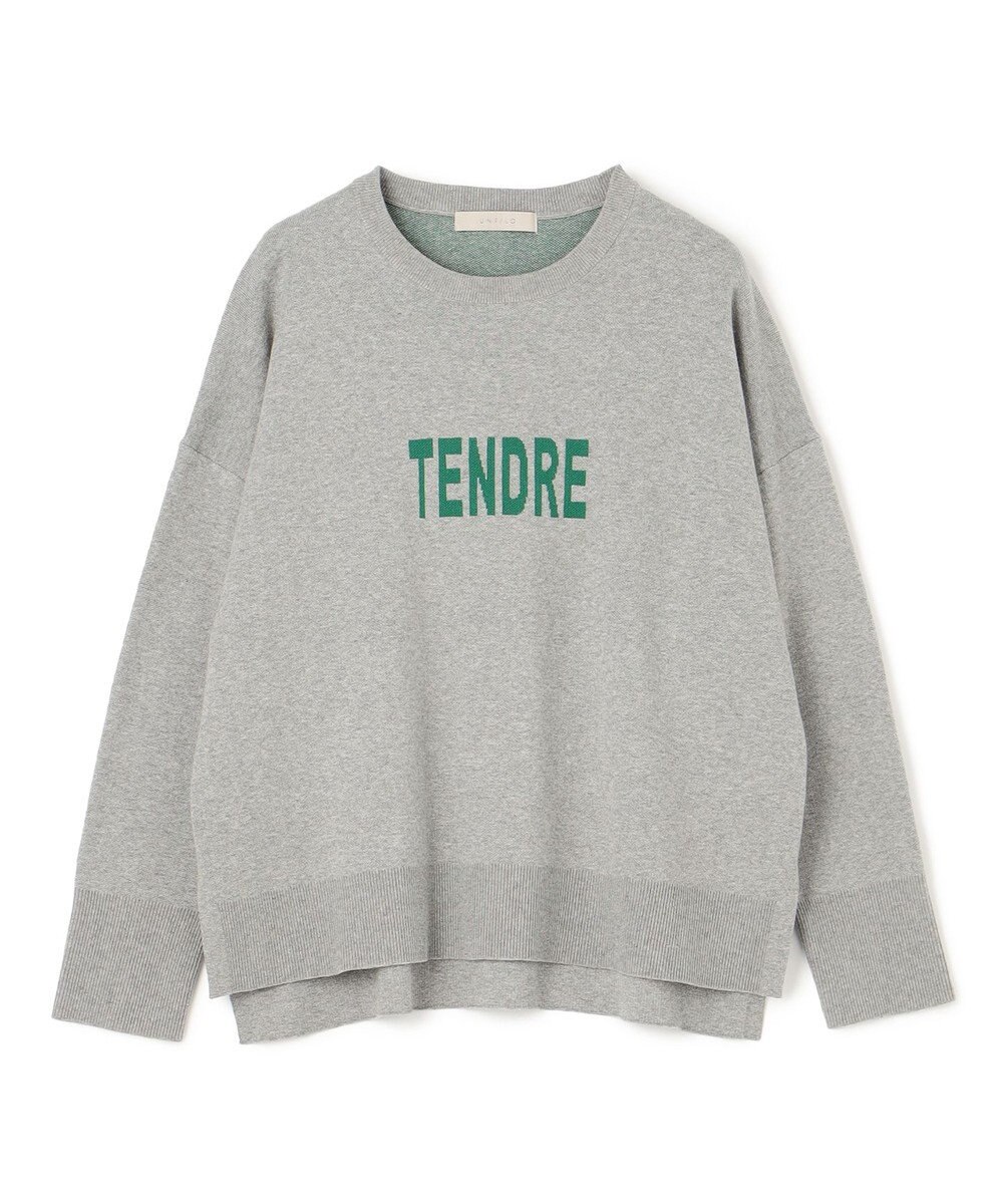 UNFILO 【新色追加】スウェットライク ロゴニット 