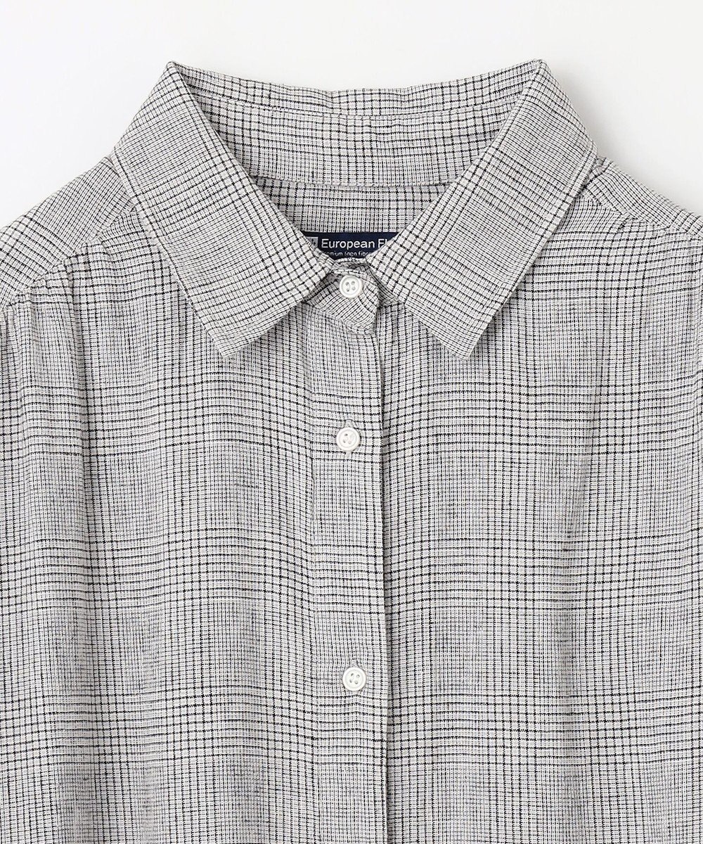 ANY L ヨーロピアンリネンシャツワンピース 