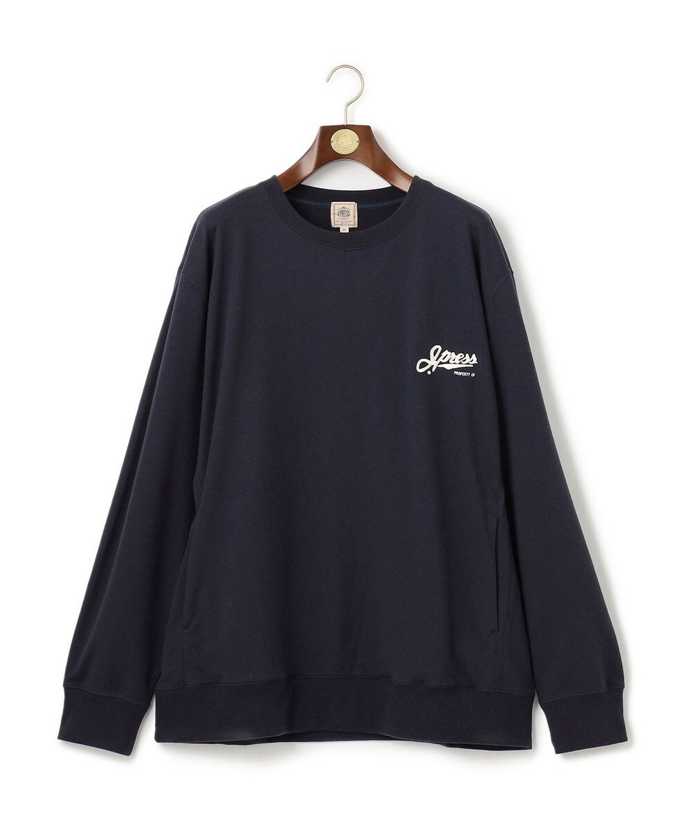 J.PRESS MEN 【KING SIZE】インレージャージー ロゴトレーナー 