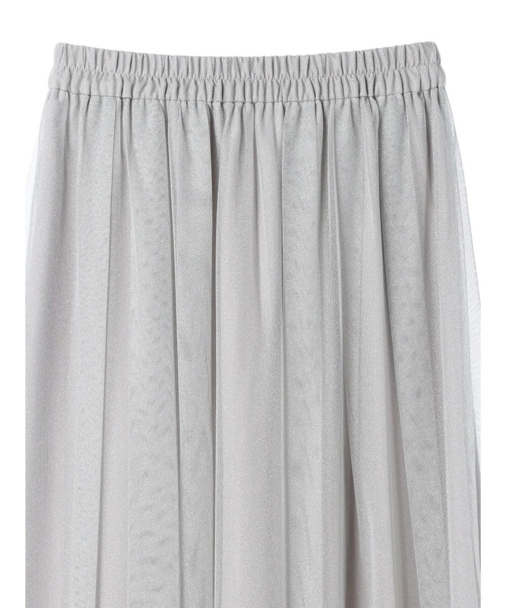 YECCA VECCA ラメチュールギャザースカート 