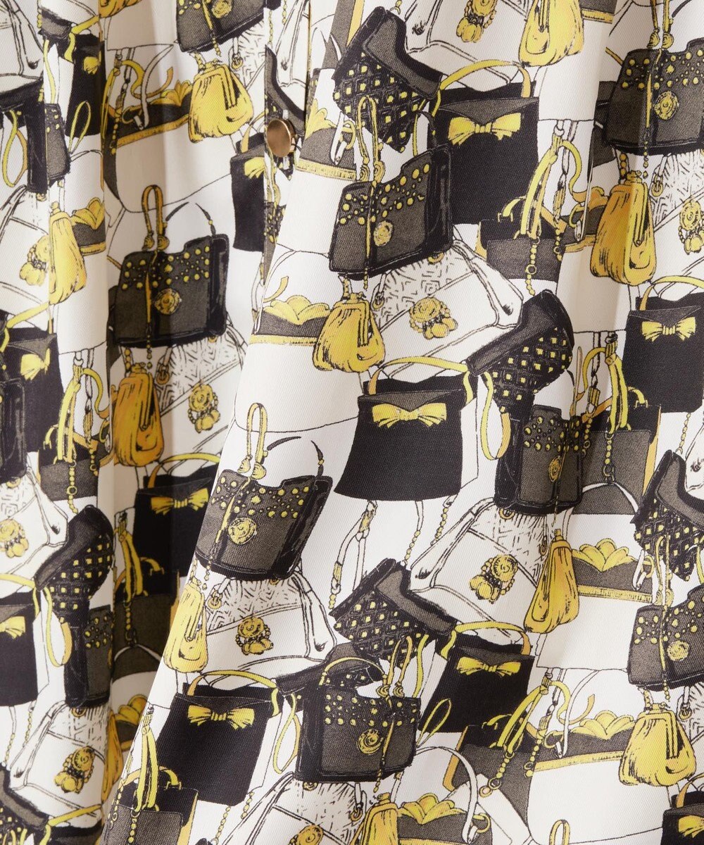 GRACE CONTINENTAL バッグモチーフプリーツスカート 