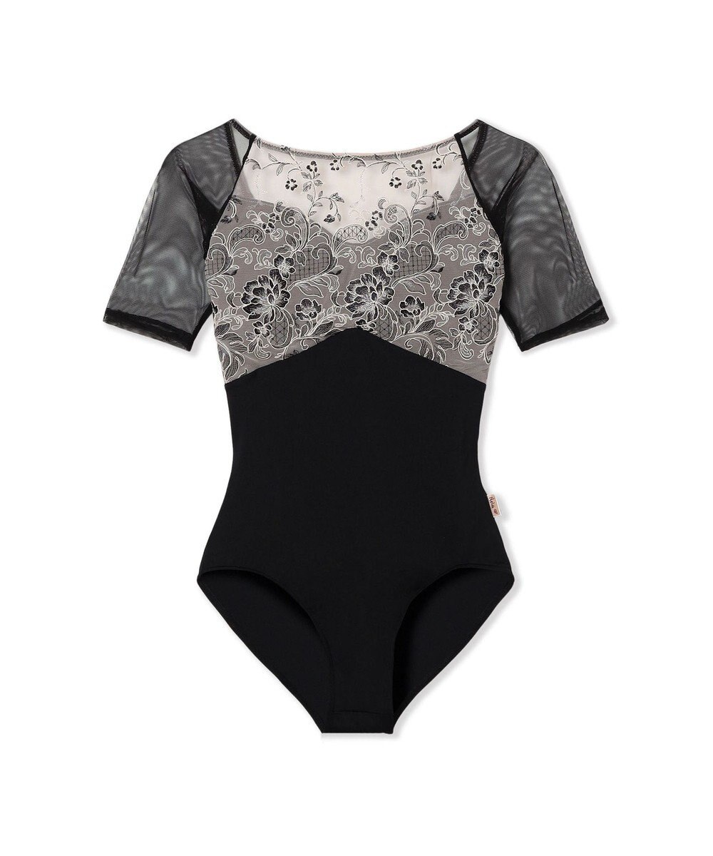 Chacott 【Nela ライン】ハーフスリーブレオタード 