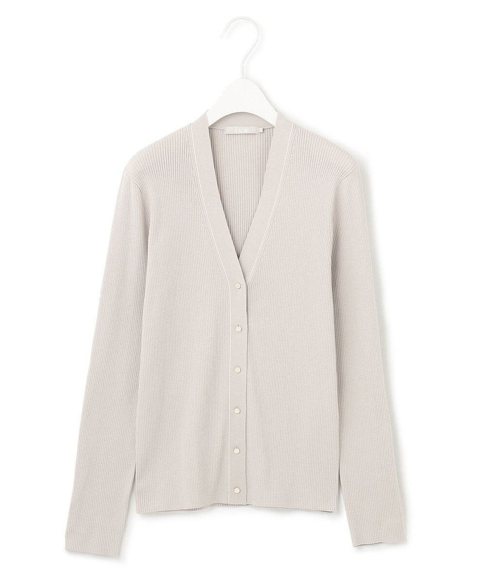 ICB 【洗える】 コンパクトリブ カーディガン 