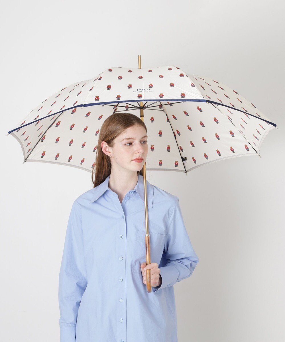 MOONBAT POLO RALPH LAUREN 長傘 FLAG BEAR ツイル 