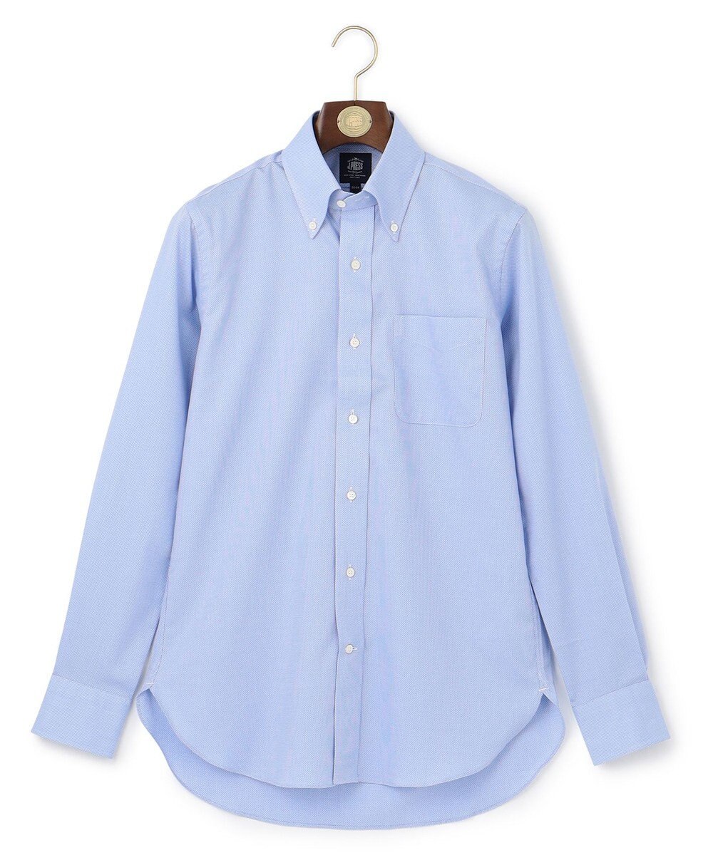 J.PRESS MEN 【PREMIUM PLEATS / 形態安定】バスケットドビーシャツ / B.D. 