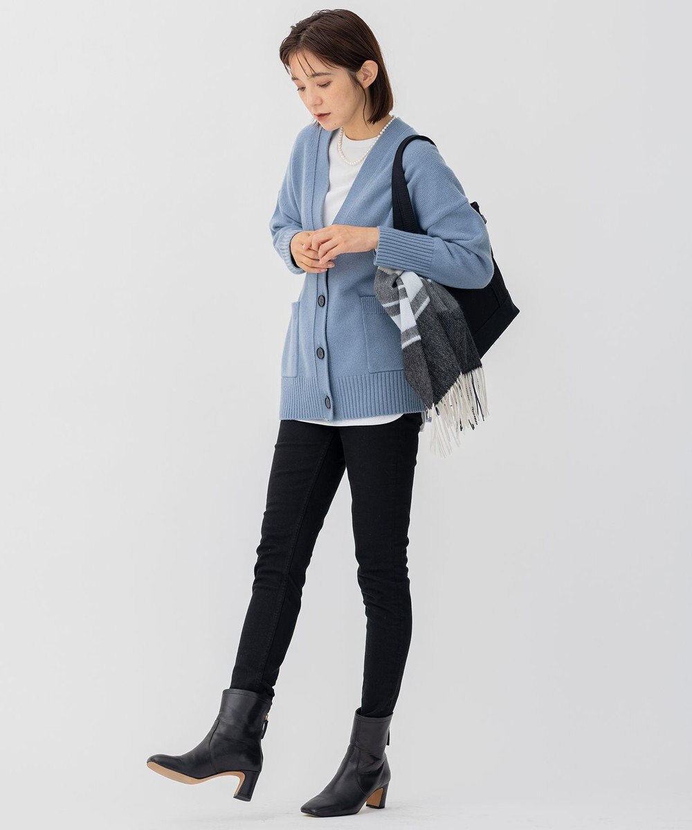 23区 チャーム付き キャンバス トートバッグ 