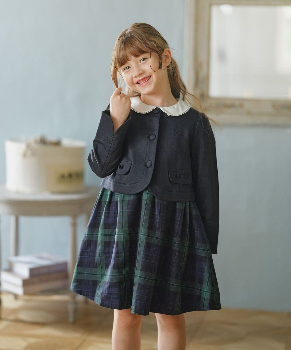 組曲 KIDS 【110-140㎝】ノーカラー ジャケット 