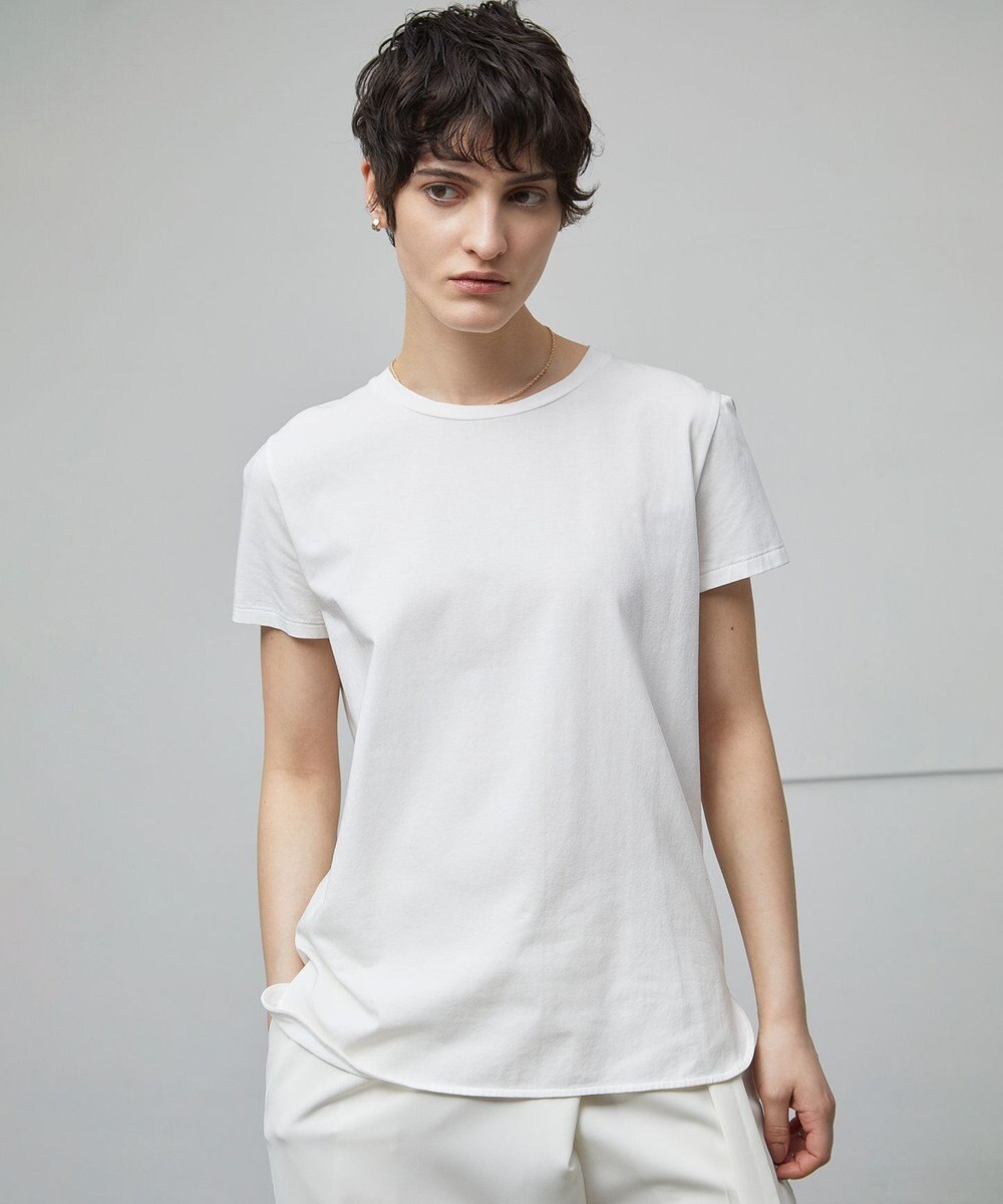 BEIGE， 【洗える】BROIS / Tシャツ White