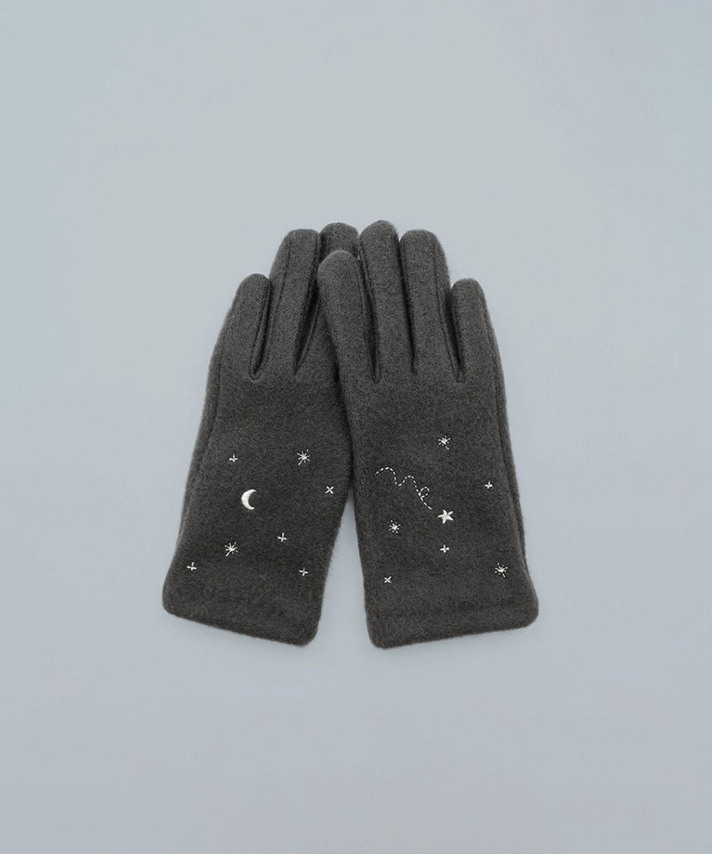 ORuKuBET 夜空刺繍ジャージグローブ(KIDS)【タッチパネル対応】 