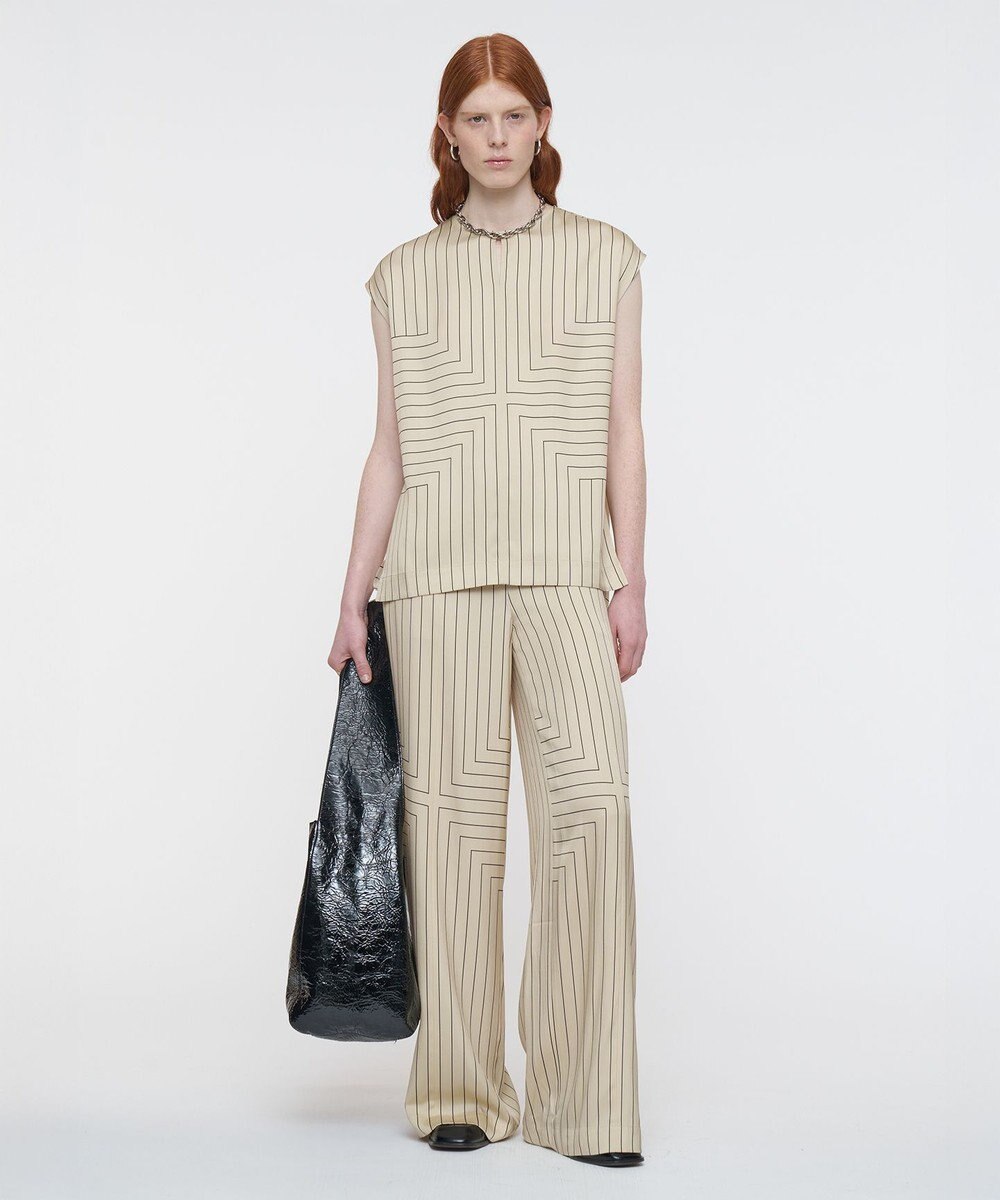 JOSEPH ジオメトリック アニメーション　ブラウス 