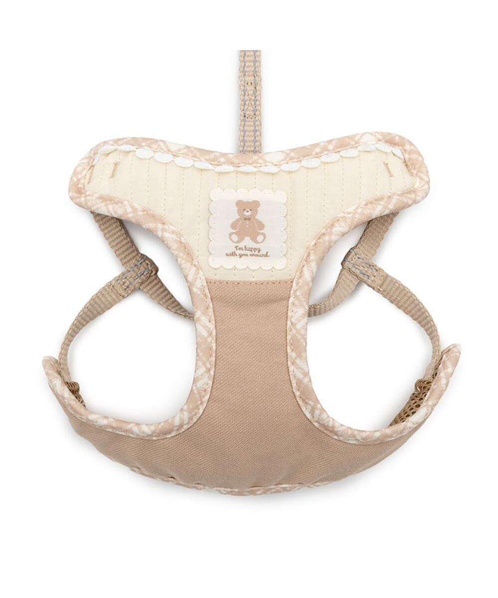 PET PARADISE ペットパラダイス くまちゃん リード付きハーネス 《チェック柄》 Ｓ 