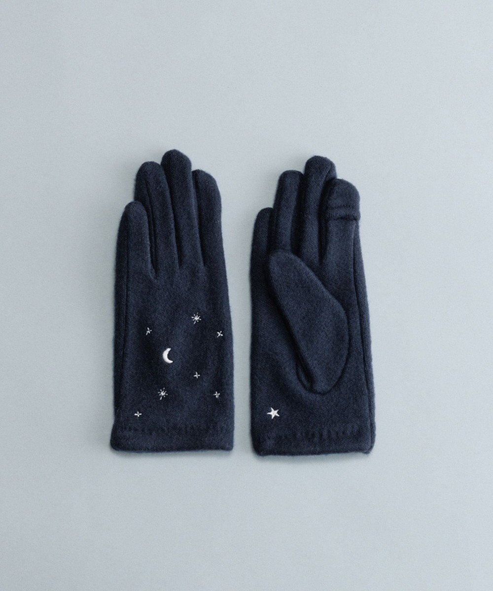 ORuKuBET 夜空刺繍ジャージグローブ(KIDS)【タッチパネル対応】 