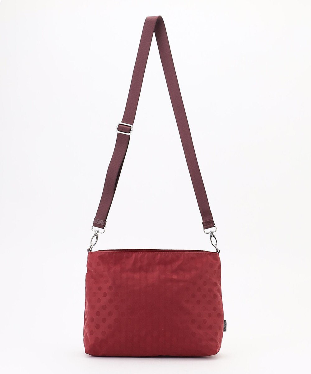 Y'SACCS ドットジャガードポーチ付きトートバッグ 