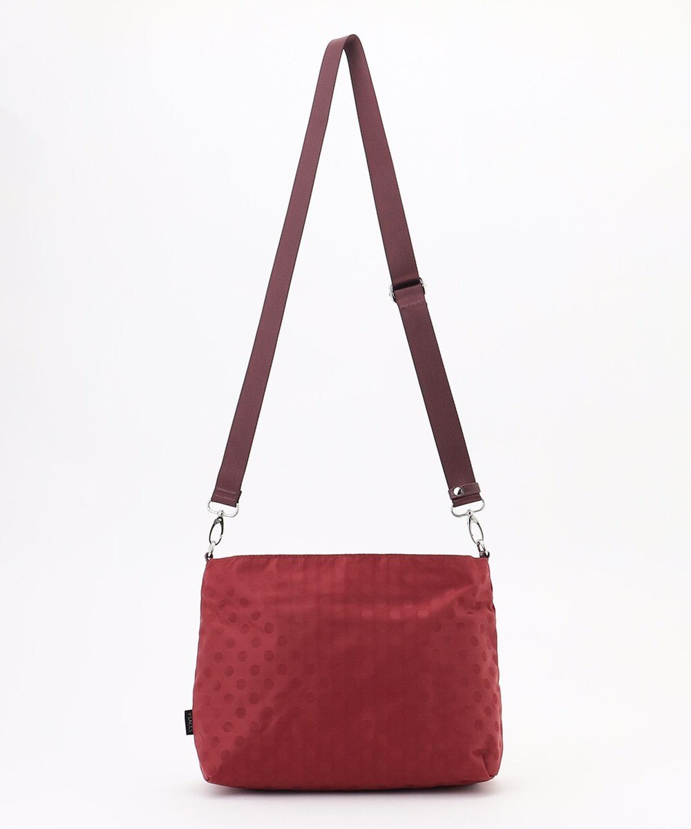 Y'SACCS ドットジャガードポーチ付きトートバッグ 