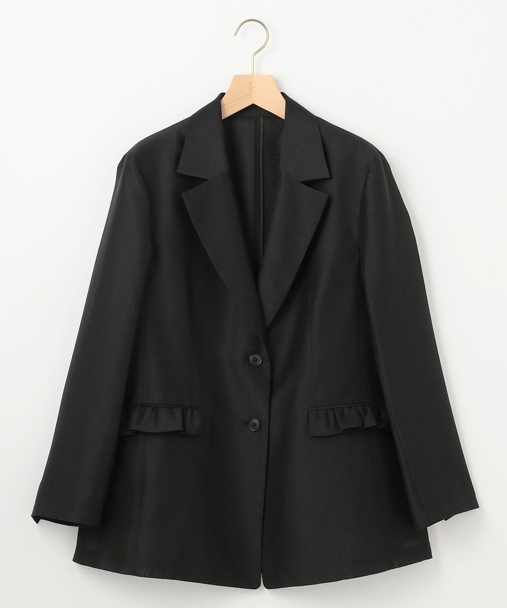 組曲 フリルディテールシアー ジャケット 