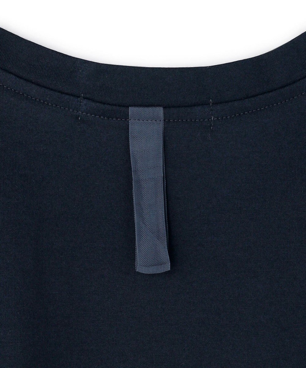 BEIGE， TORENIA / レザーポケットコットンクルーネックTシャツ 