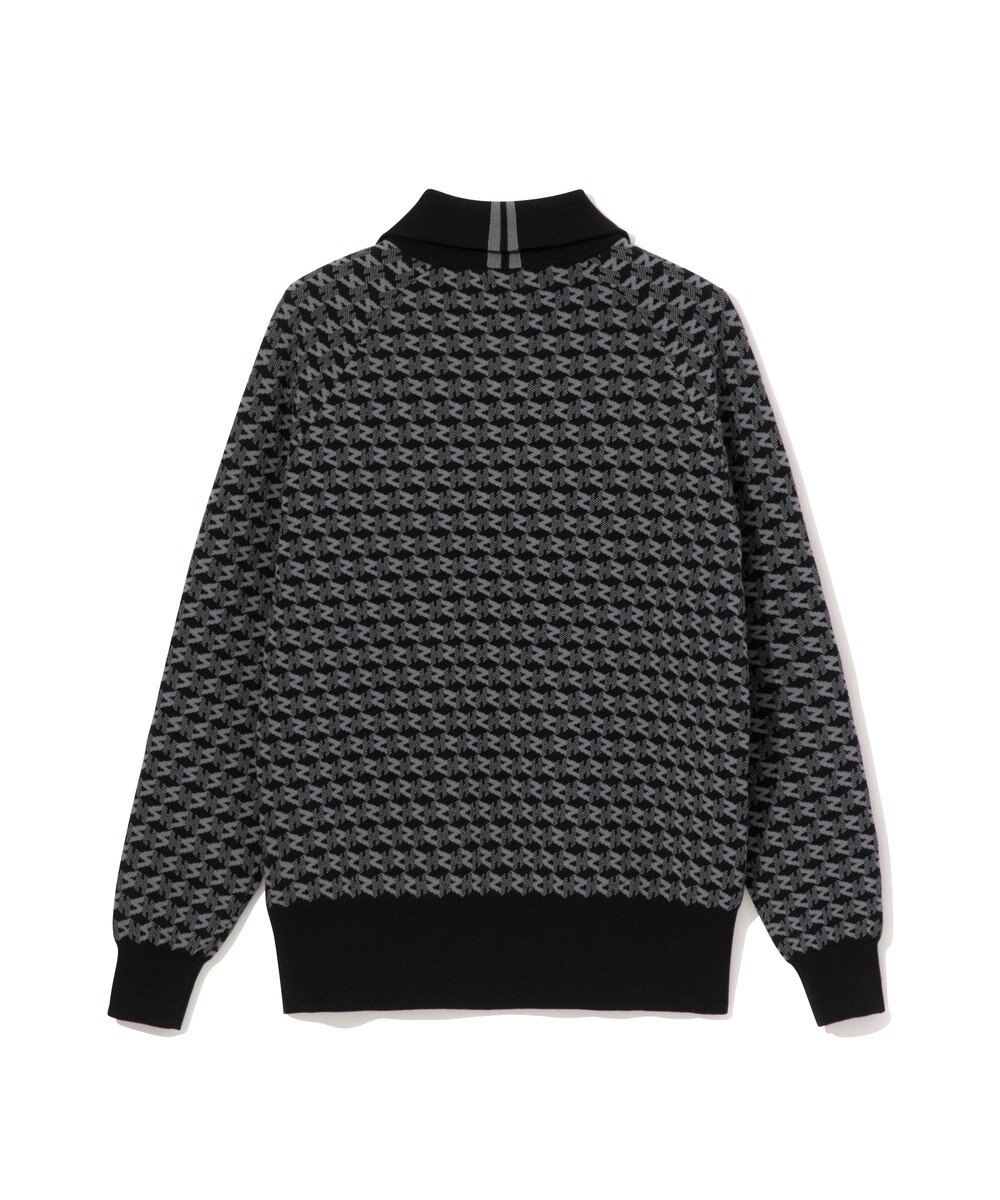 ZERO HALLIBURTON 【セットアップ可能】 モノグラム柄 ハーフジップニット ZHG-W5A4b 85137 