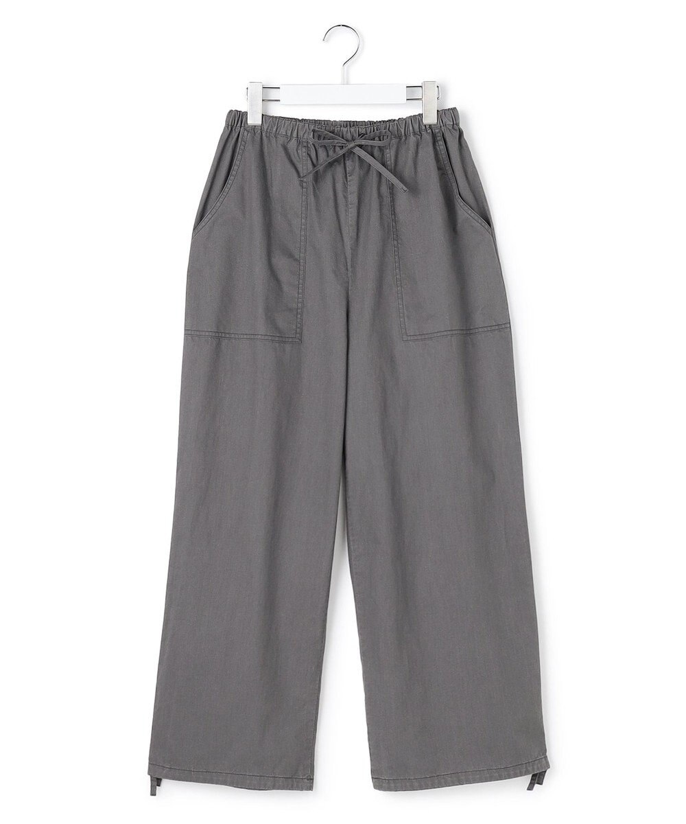 J.PRESS YORK STREET 【WOMEN】ソフトコットン ワイドベイカー パンツ 