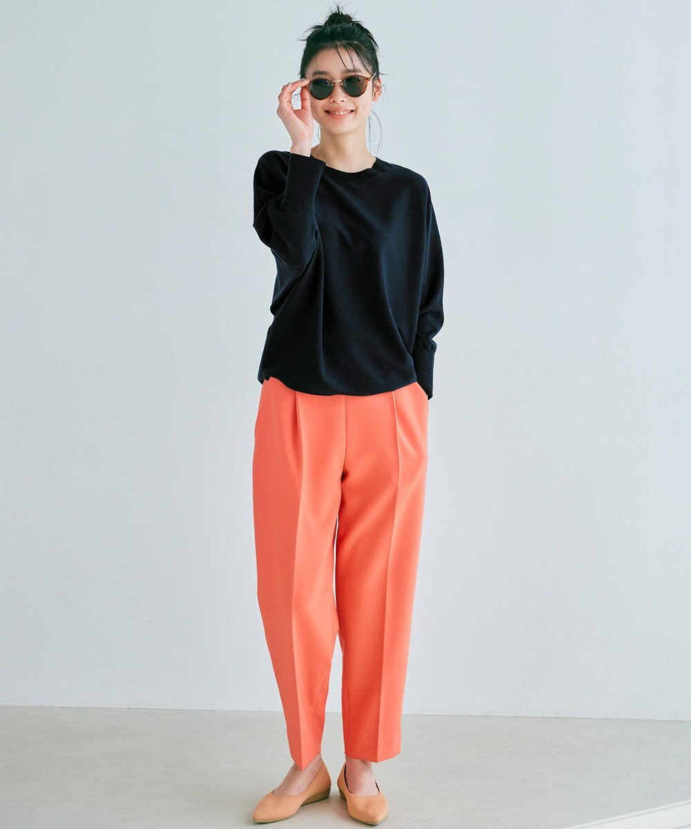 23区 【洗える】テンセルストレッチ ドルマン ニット 