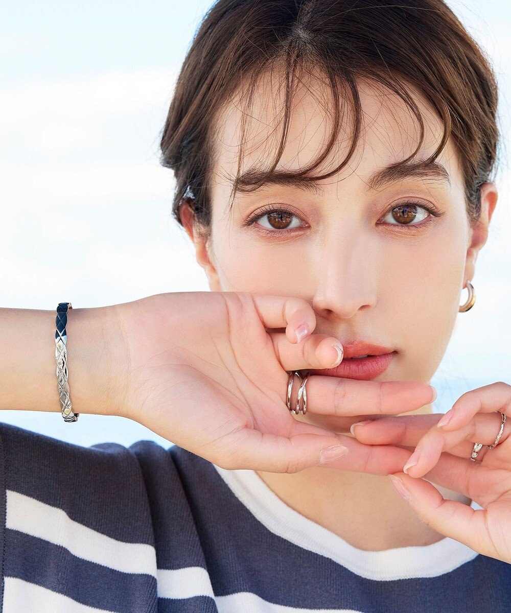 Tiaclasse キルトパターンバングル 